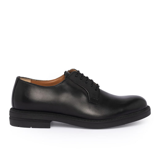 Zapatos Derby de piel – Negros